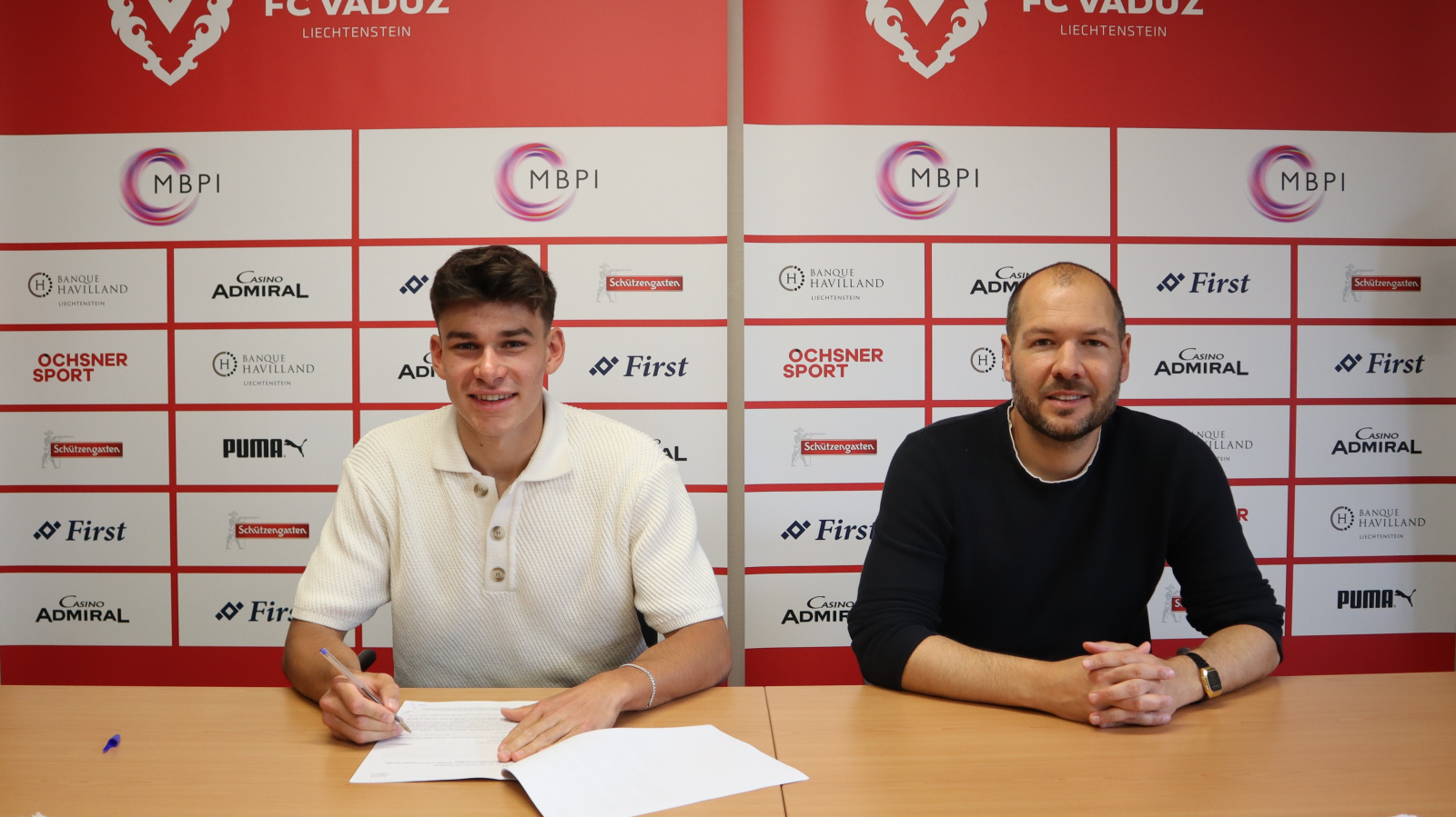 FCV verpflichtet Jungtalent Mischa Beeli, © FC Vaduz