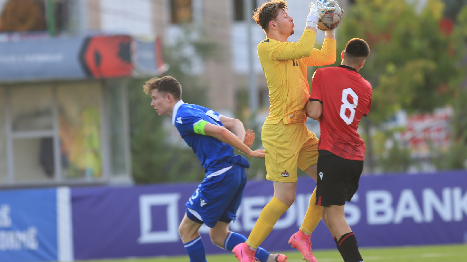 Liechtensteins U19 unterliegt Albanien 0:4, © LFV/DeFodi Nderim Kaceli/DeFodi Images