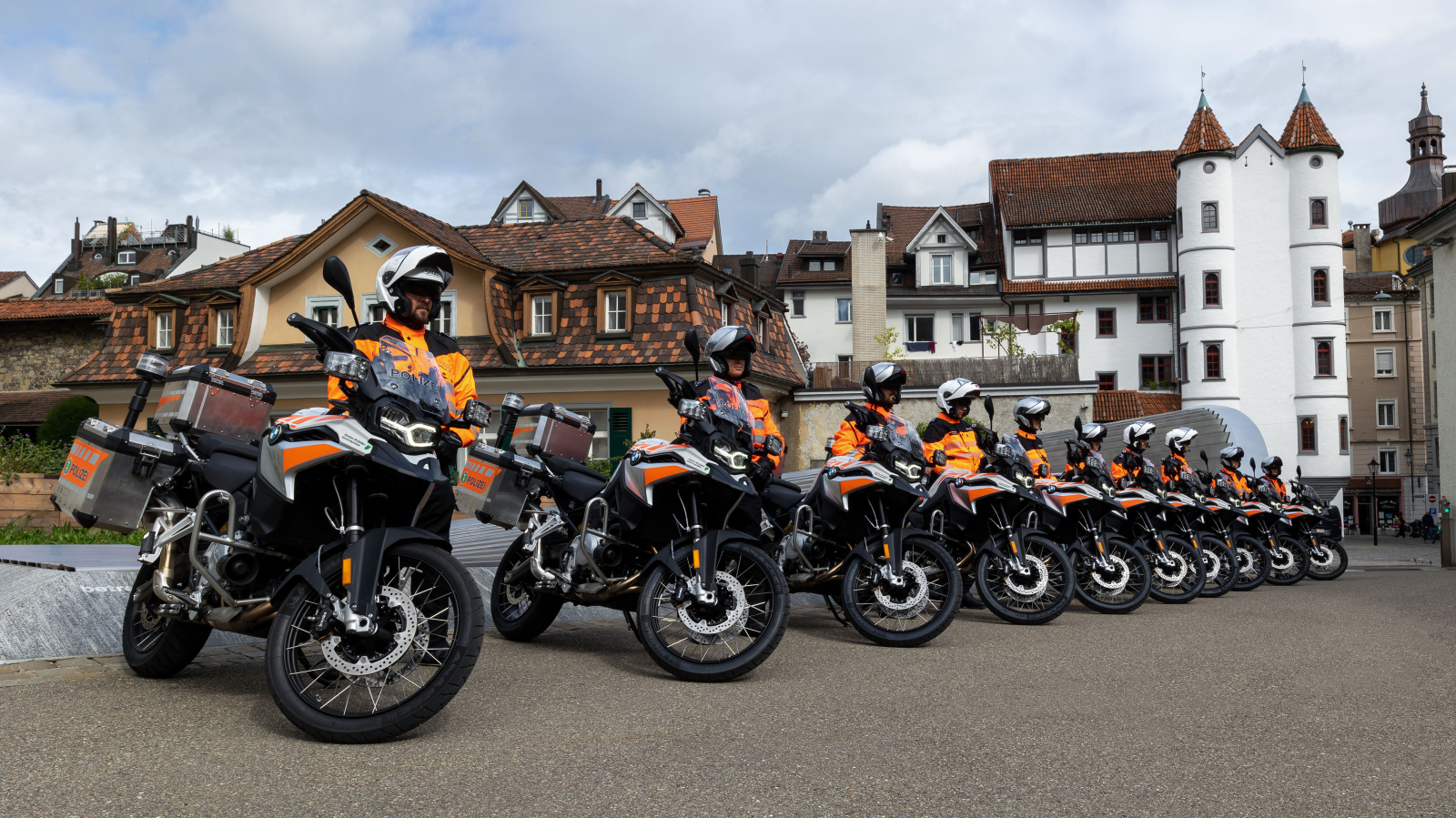 Motorräder Polizei Kanton St. Gallen, © Kapo SG