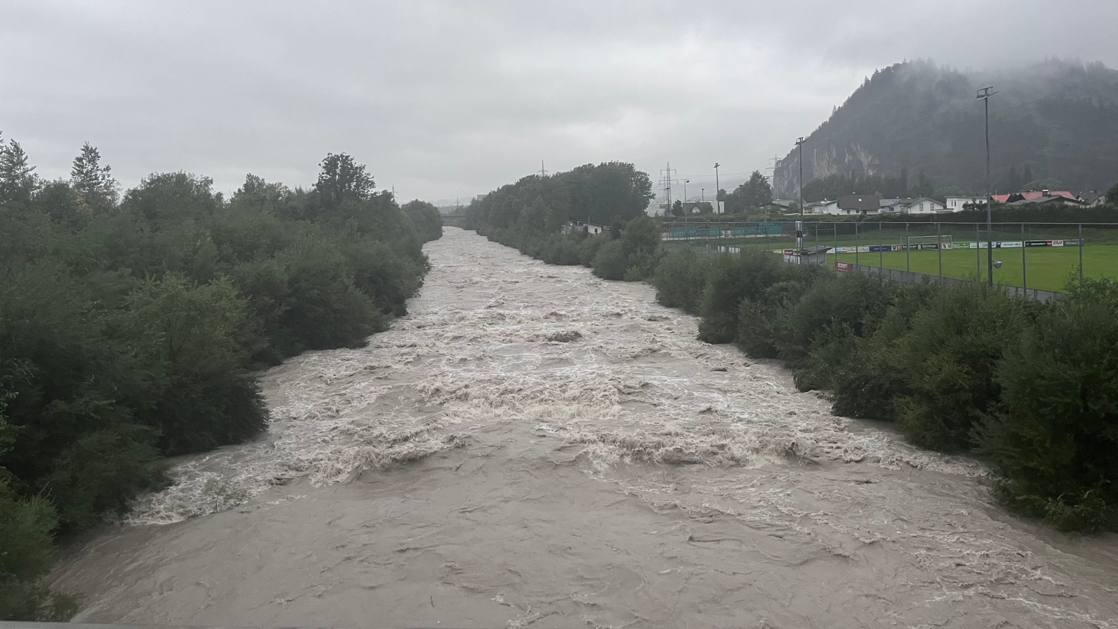 Hochwassergefahr entlang des Rheins und im Bodenseegebiet, © Radio Liechtenstein
