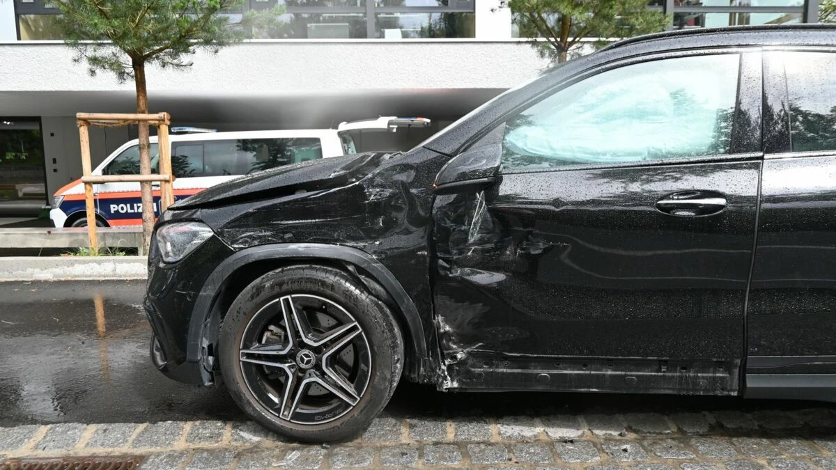 Verkehrsunfall mit Sachschaden in Schaan, © Landespolizei Liechtenstein Verkehrsunfall mit Sachschaden in Schaan, © Landespolizei Liechtenstein
