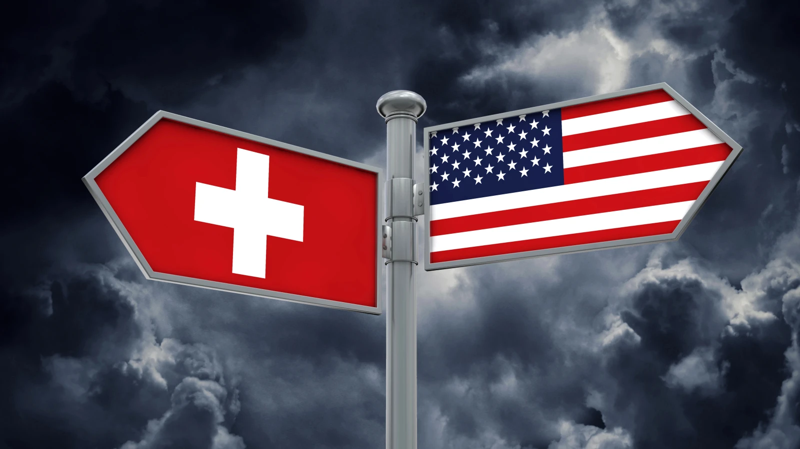 Schweiz unter Druck zwischen EU und USA, © Depositfotos / Symbolbild / InkDropCreative Schweiz unter Druck zwischen EU und USA, © Depositfotos / Symbolbild / InkDropCreative