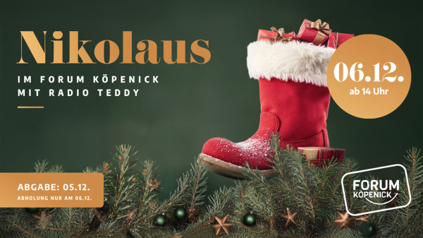 Radio TEDDY Livesendung im Forum Köpenick am Nikolaustag
