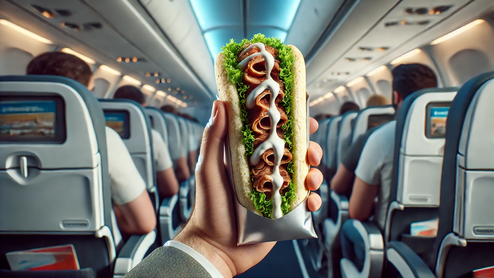 Uçakta Döner-Ayran Dönemi Başlıyor!, © DALL·E (mesuth)