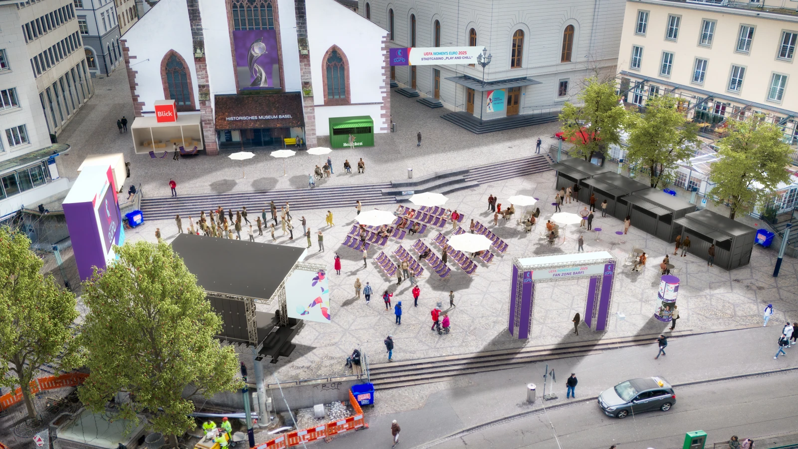 Vielfältiges Kulturprogramm zur Fussball EM der Frauen, © bs.ch Vielfältiges Kulturprogramm zur Fussball EM der Frauen, © bs.ch