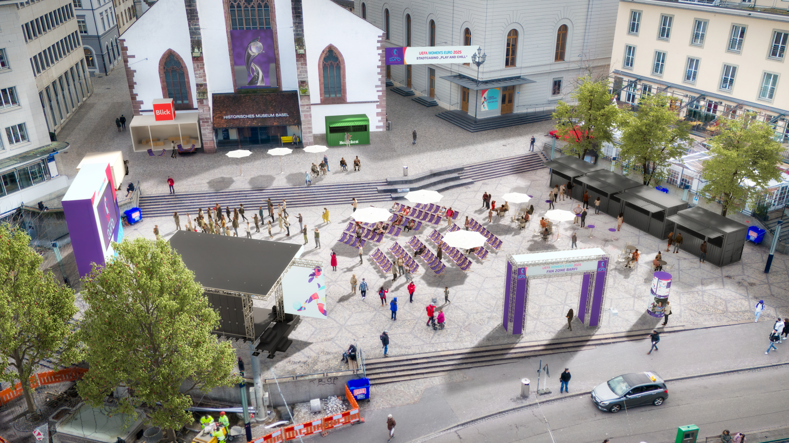 Vielfältiges Kulturprogramm zur Fussball EM der Frauen, © bs.ch