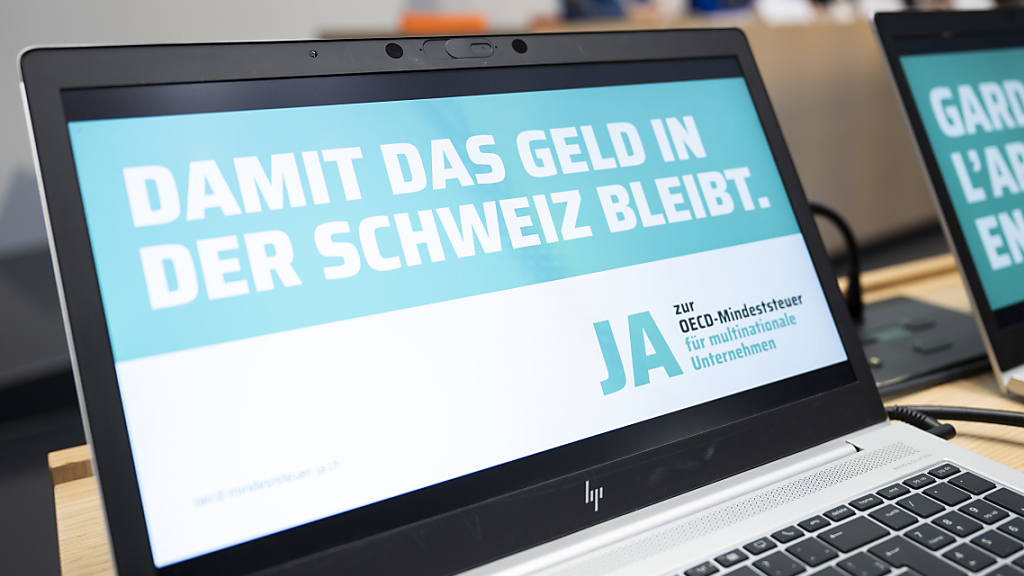 OECD-Mindeststeuer wird ab 1. Januar umgesetzt, © Keystone/SDA