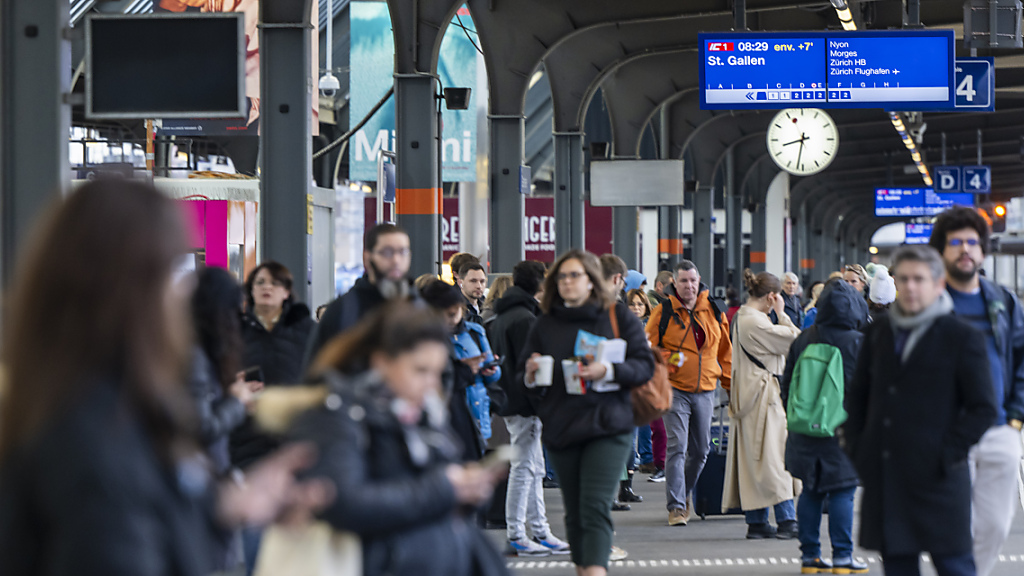 Rund 3,6 Millionen Menschen in der Schweiz pendeln zur Arbeit, © Keystone / SDA / Symbolbild