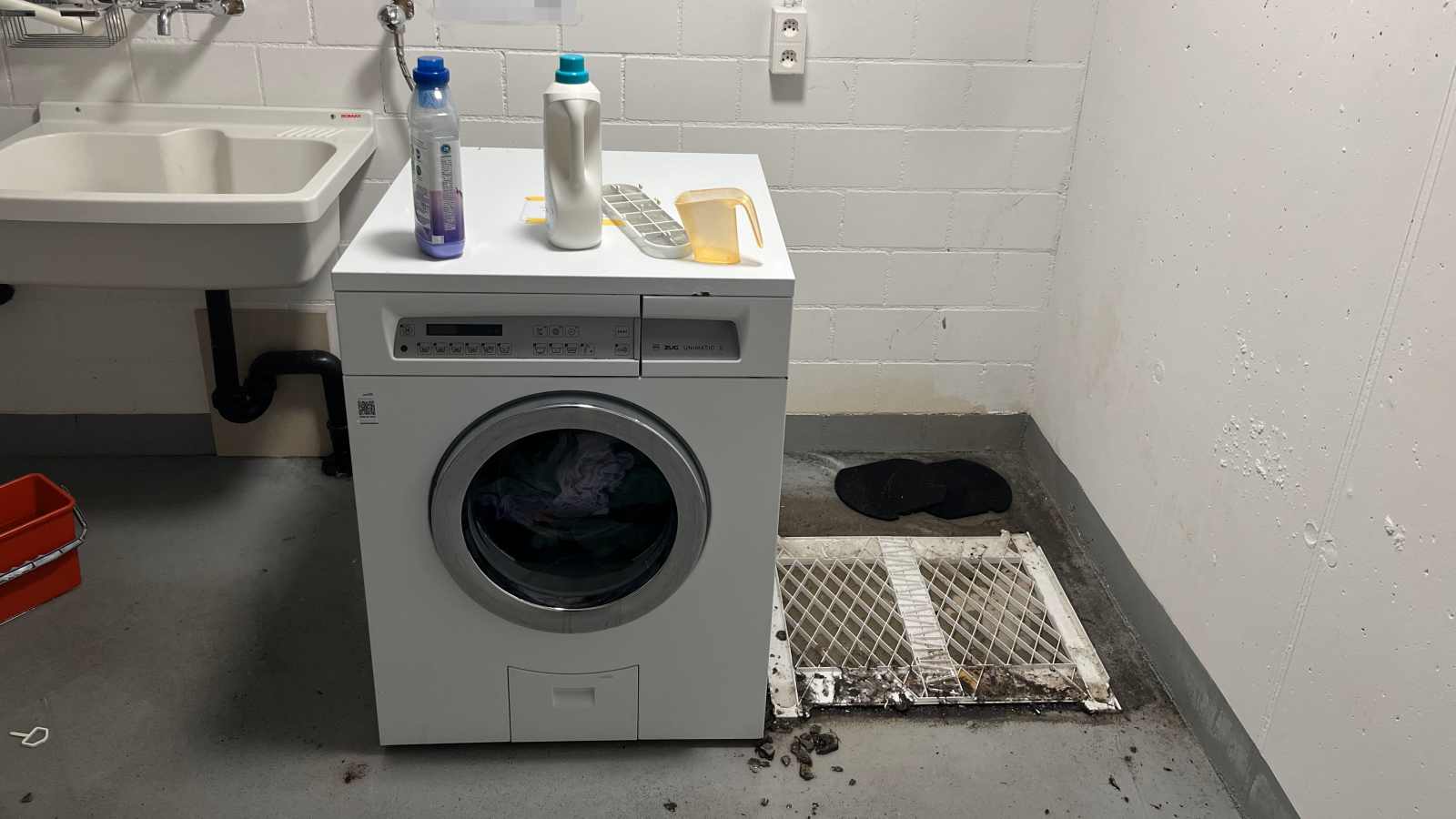 Mottbrand eines Tumblers in Sargans, © Kapo SG