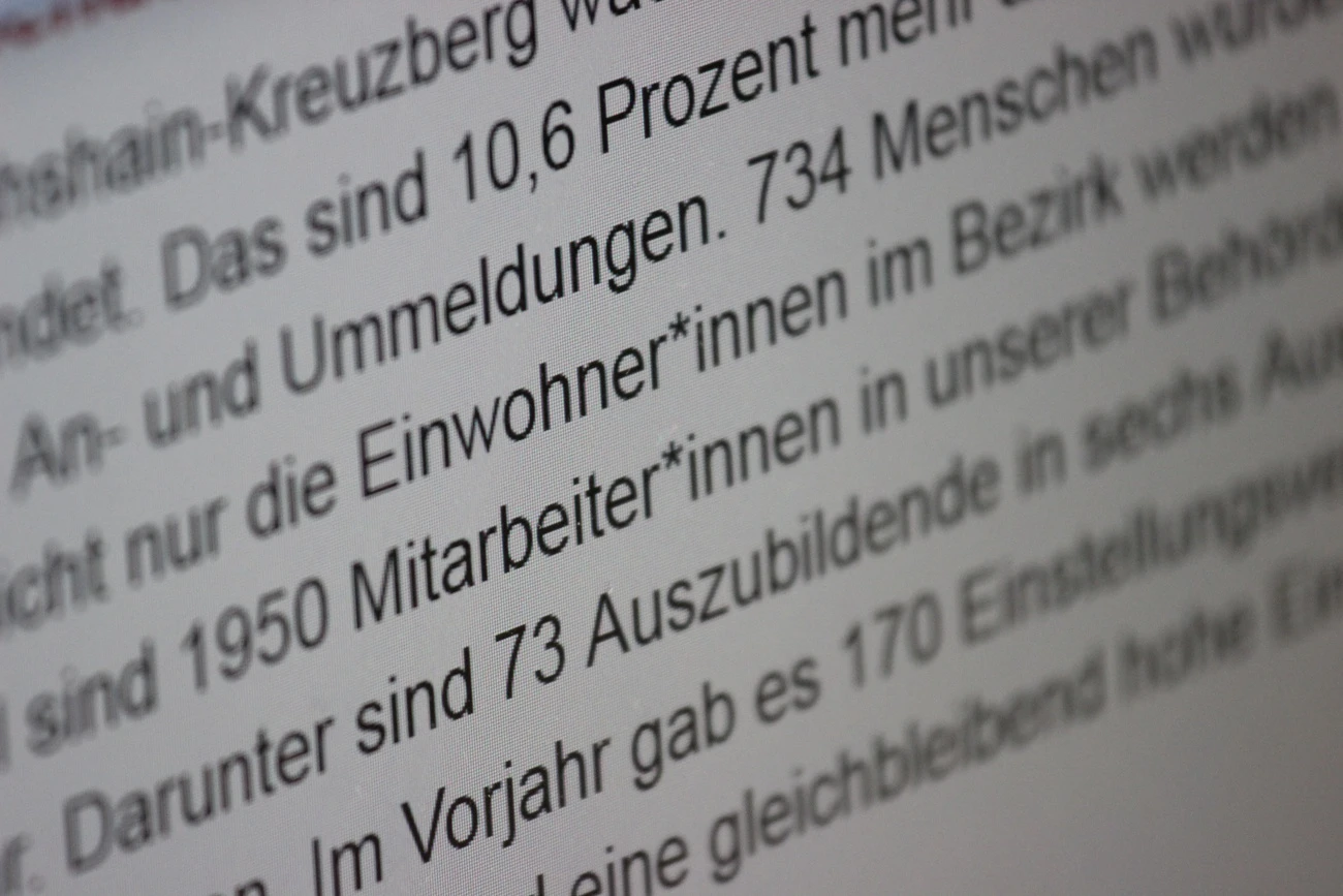 Initiative will Genderstern aus Zürcher Stadtverwaltung verbannen, © Keystone-SDA Initiative will Genderstern aus Zürcher Stadtverwaltung verbannen, © Keystone-SDA