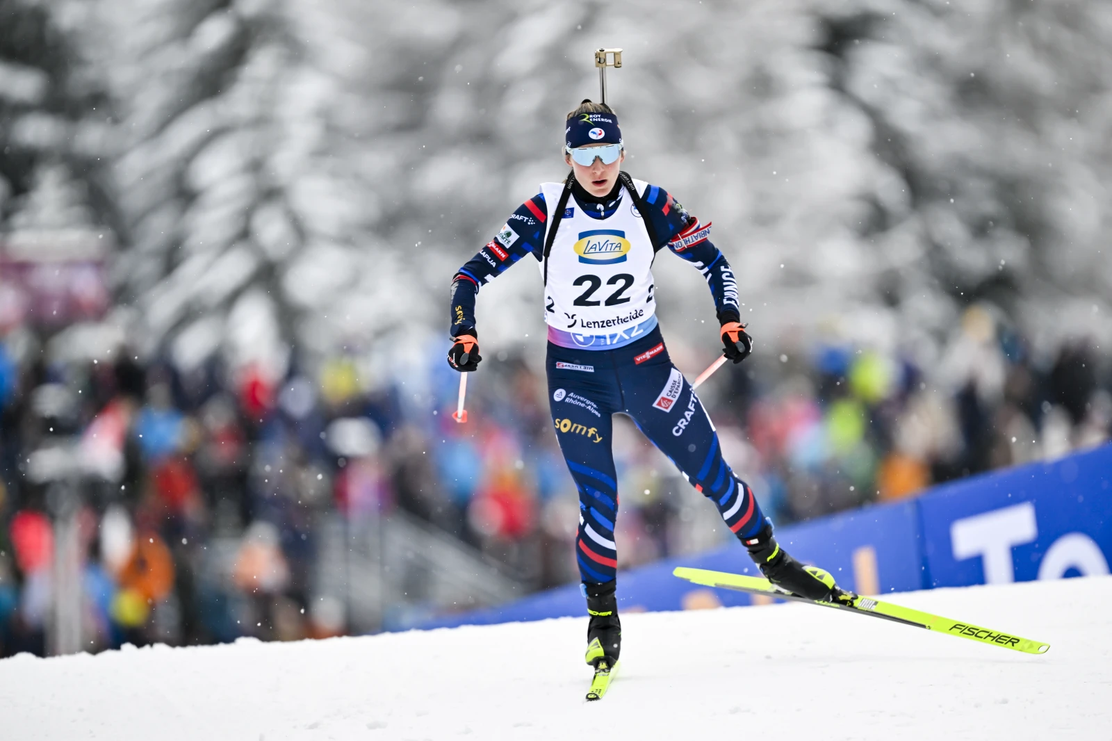 Biathlon: Schweizerinnen geschlagen, © Keystone Biathlon: Schweizerinnen geschlagen, © Keystone