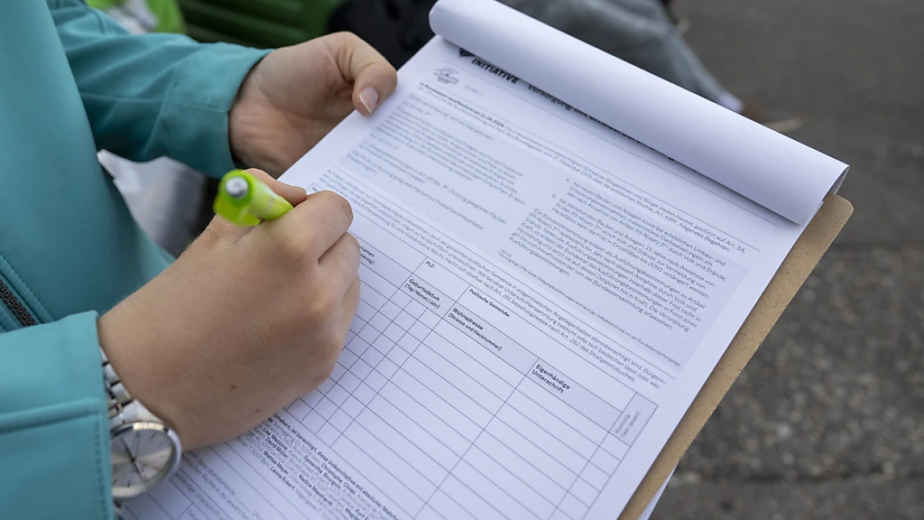 St. Gallen testet das Sammeln elektronischer Unterschriften, © Keystone/SDA St. Gallen testet das Sammeln elektronischer Unterschriften, © Keystone/SDA