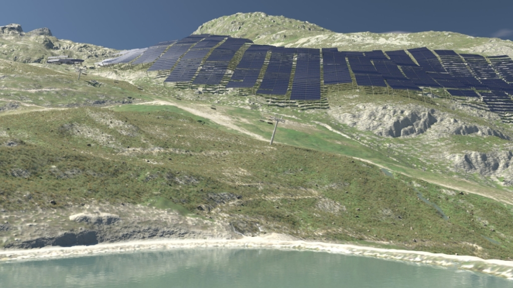 Grünes Licht für Solarkraftwerk in Disentis, © Keystone / SDA / Archivbild