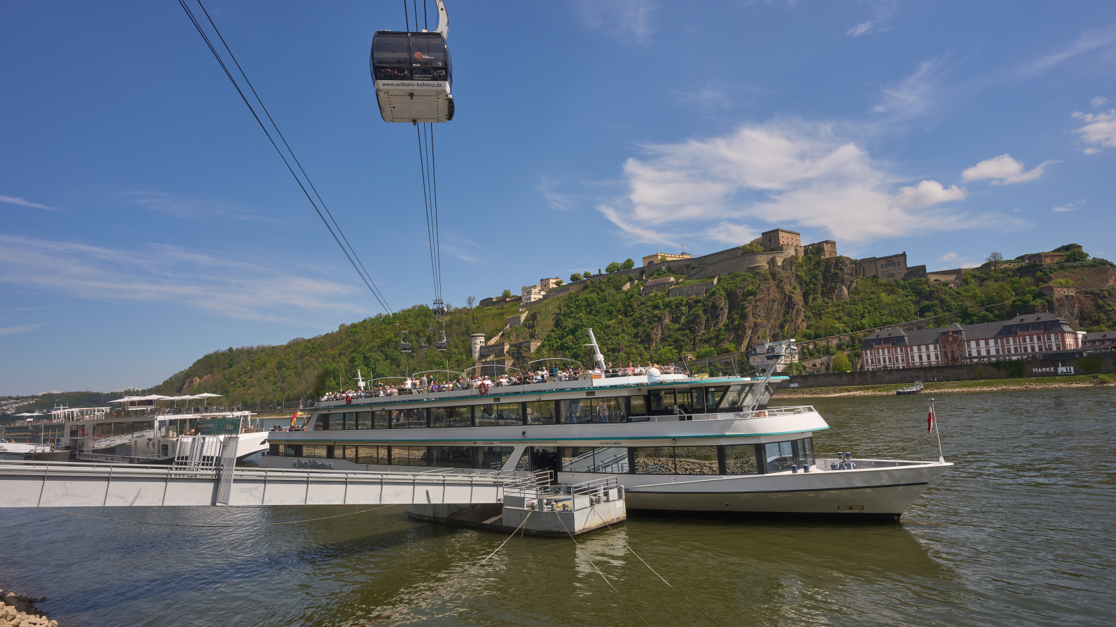 Bremen’de Weser Üzerine Teleferik Gündemde!, © Thomas Frey/dpa-Seilbahn Koblenz