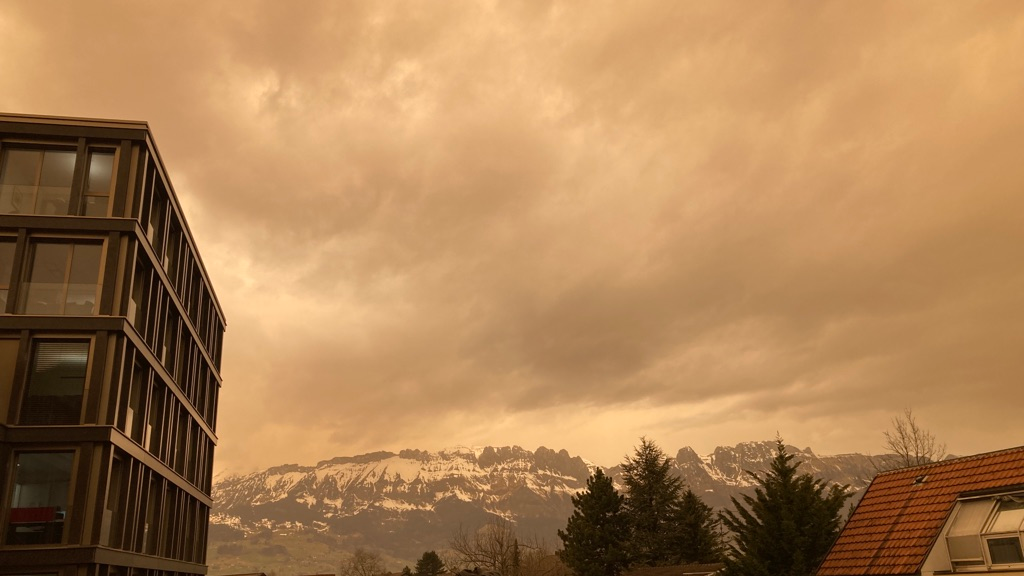 Mehr Saharastaub in der Luft, © Radio Liechtenstein