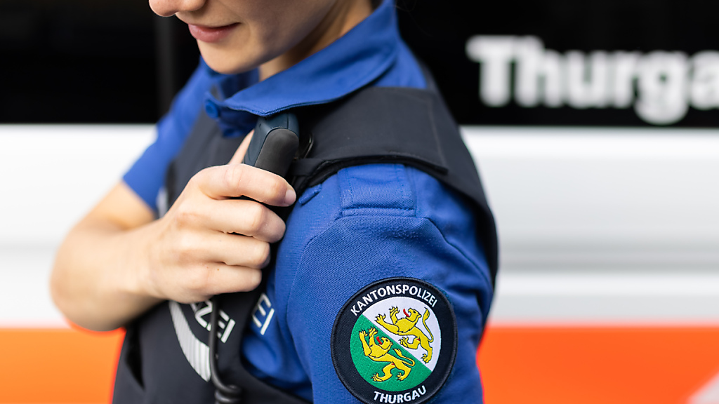 Ehemaliges Armeegebäude in Frauenfeld TG durch Brand zerstört, © Keystone/SDA