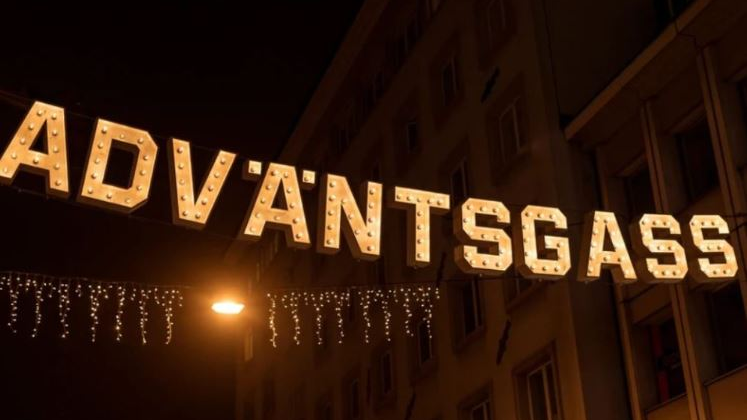 Weder Weihnachtsmarkt noch Street-Food-Festival: die Basler Adväntsgass, © advaentsgass.ch