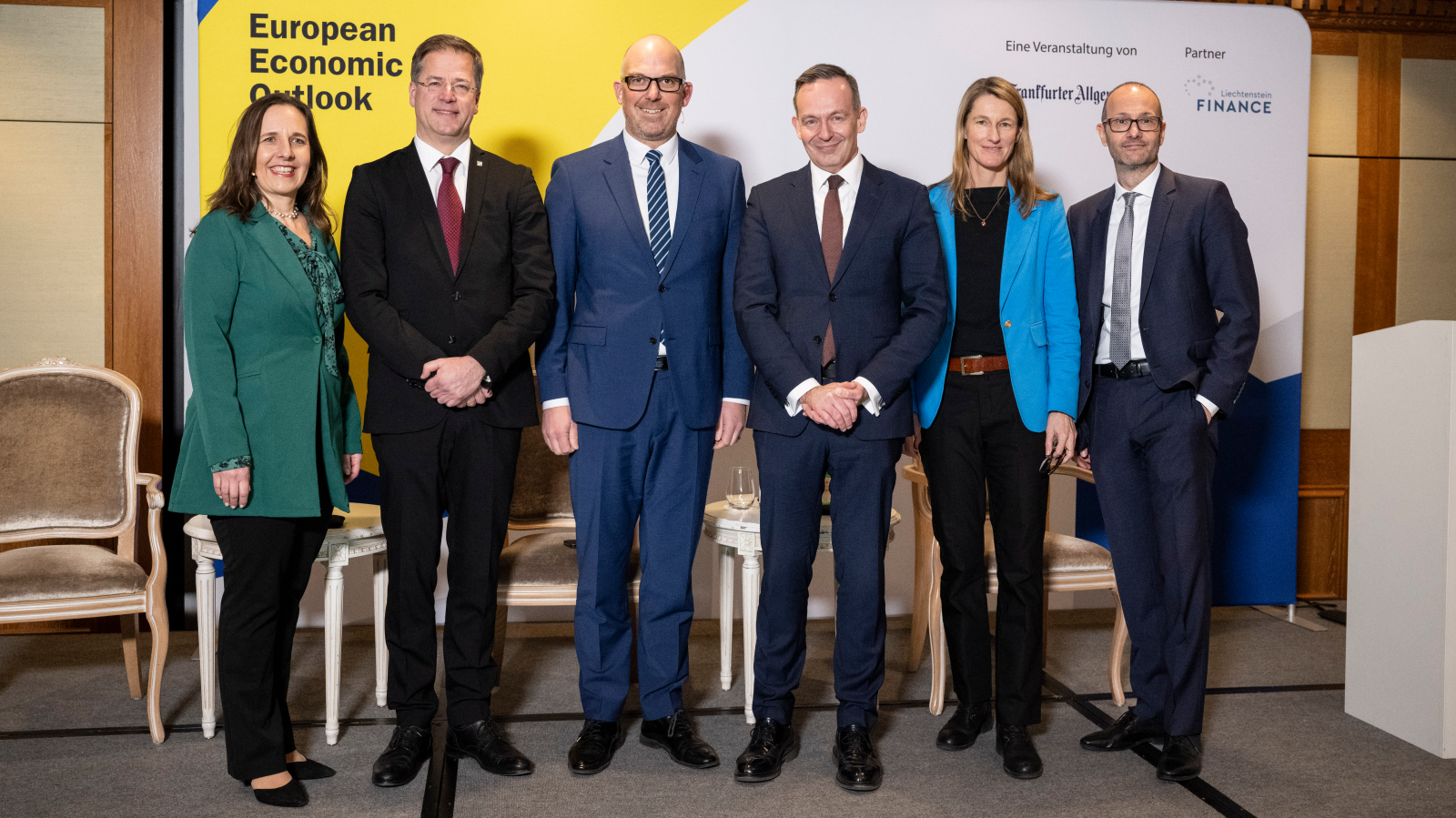 Regierungschef Risch und Bundesminister Wissing zu Gast am European Economic Outlook, © Liechtenstein Finance e.V.