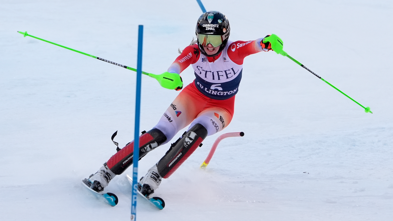 Erster Weltcup-Sieg von Camille Rast - Wendy Holdener Slalom-Zweite, © Keystone/SDA