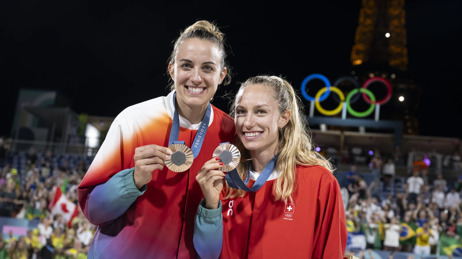 Achte Schweizer Medaille in Paris, © Keystone / Anthony Anex Achte Schweizer Medaille in Paris, © Keystone / Anthony Anex