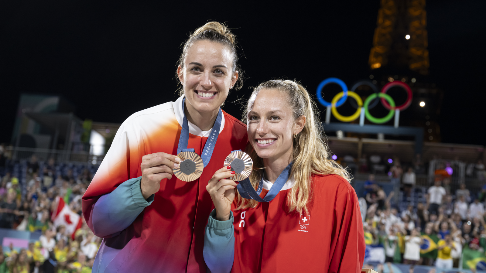 Achte Schweizer Medaille in Paris, © Keystone / Anthony Anex