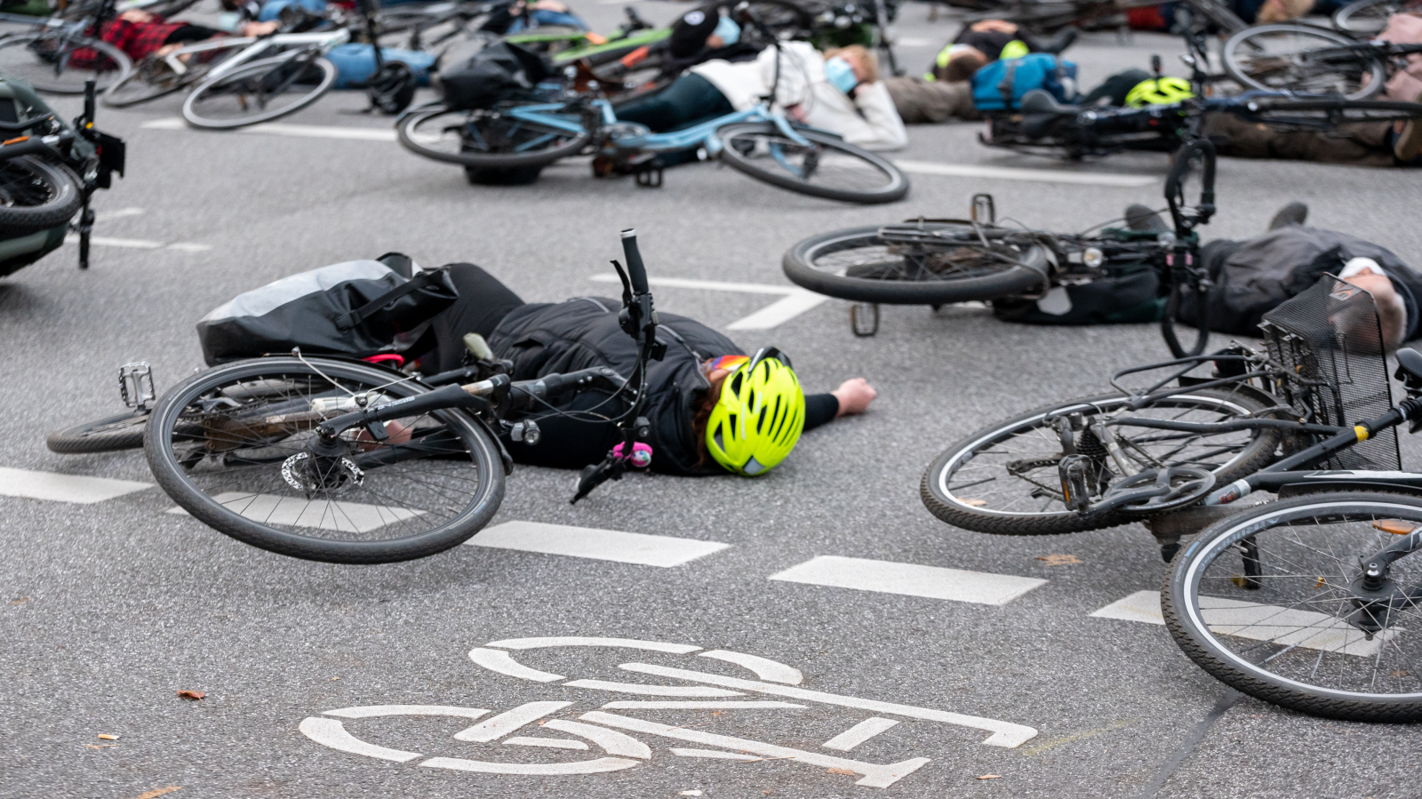 Bisikletlilerin Eylemine Mahkeme Yasağı, © dpa