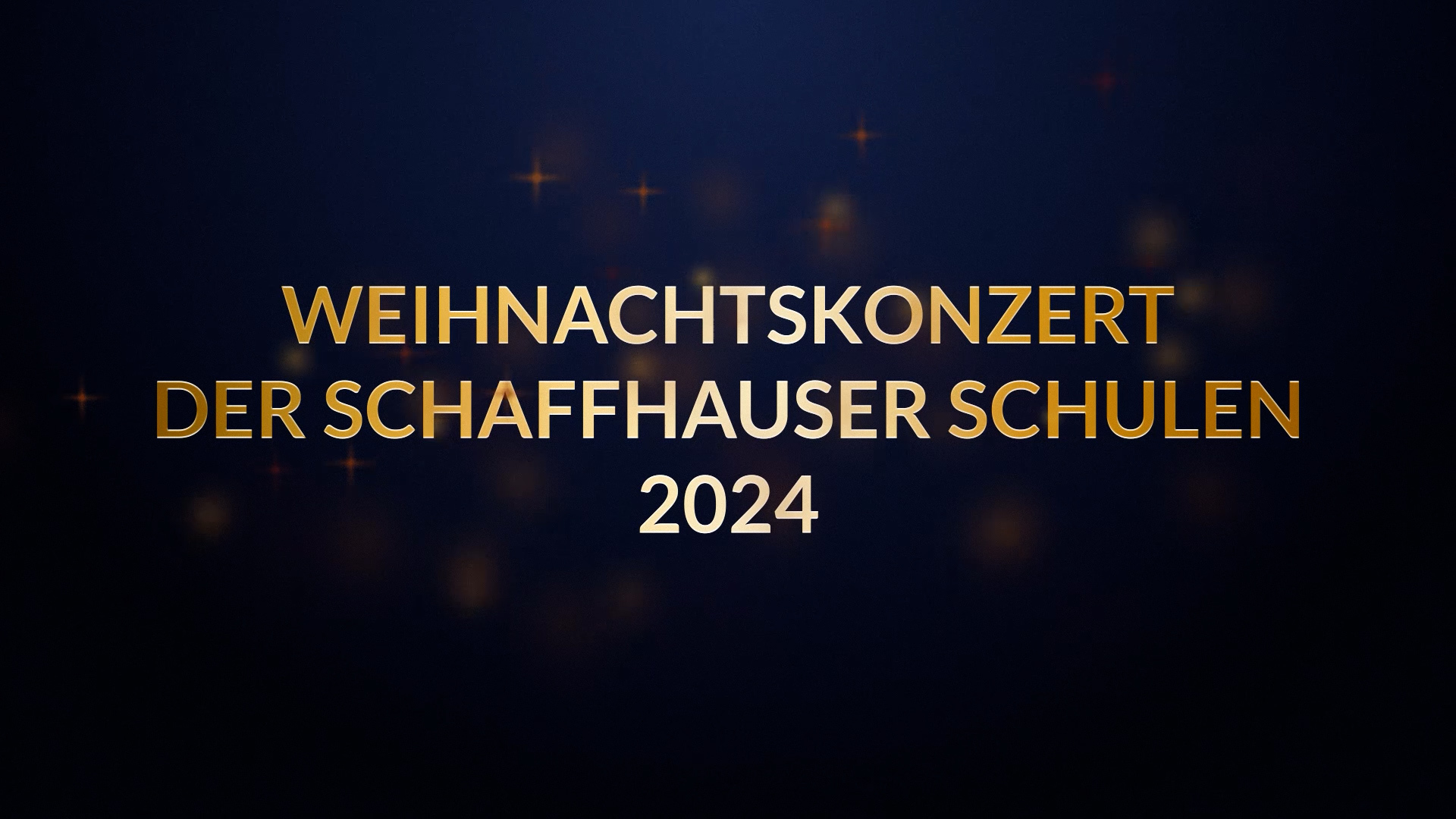 Weihnachtskonzert der Schaffhauser Schulen 2024, © Kantonsschule Schaffhausen