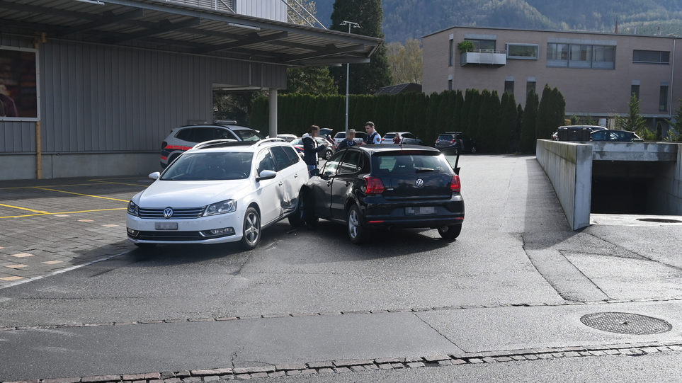 Sachschaden bei Kollision, © Landespolizei Liechtenstein