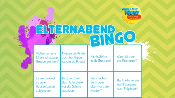 Dein ELTERNABEND-BINGO zum herunterladen Dein ELTERNABEND-BINGO zum herunterladen