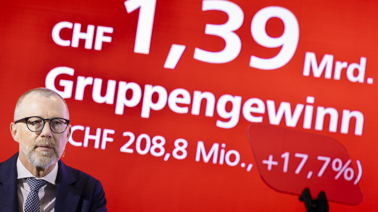 Raiffeisen steigert Gewinn dank starkem Zinsengeschäft, © Keystone / Michael Buholzer