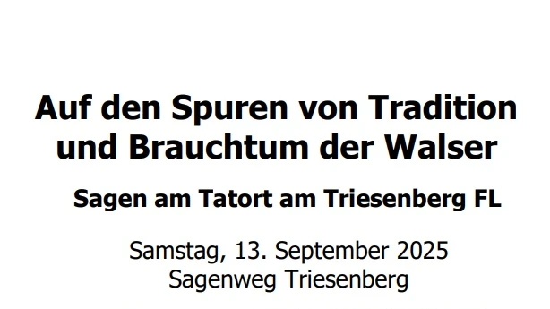 Auf den Spuren von Tradition und Brauchtum der Walser, © ZVG Auf den Spuren von Tradition und Brauchtum der Walser, © ZVG