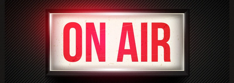 On Air Schild, © Shutterstock On Air Schild, © Shutterstock