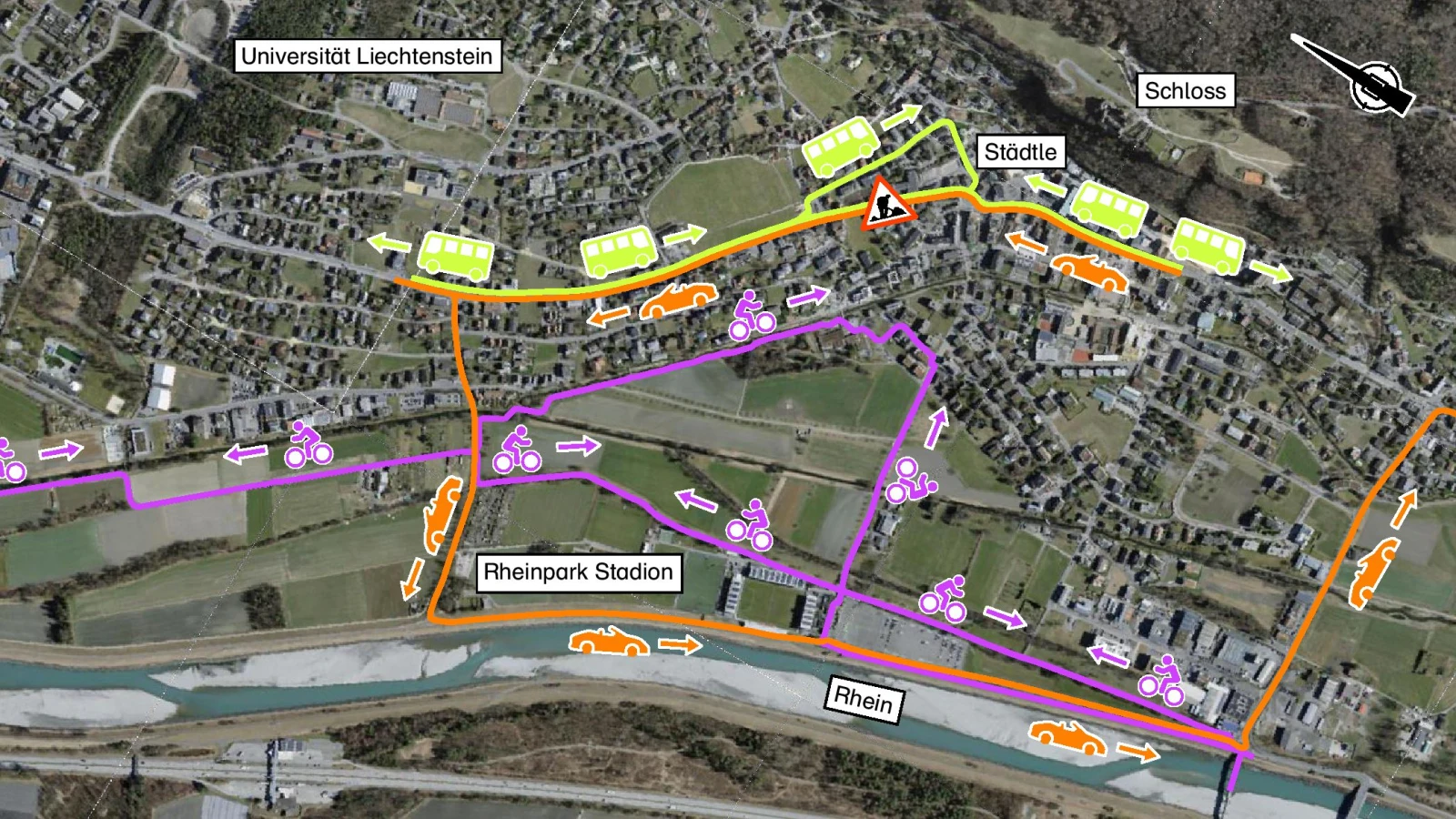 Die Bauarbeiten an der Herrengasse starten heute, © ZVG Die Bauarbeiten an der Herrengasse starten heute, © ZVG