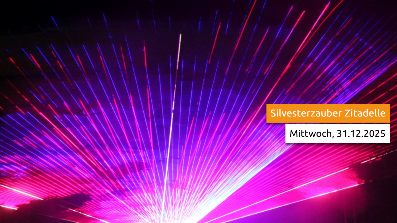 Radio TEDDY vor Ort beim Silversterzauber Zitadelle Spandau