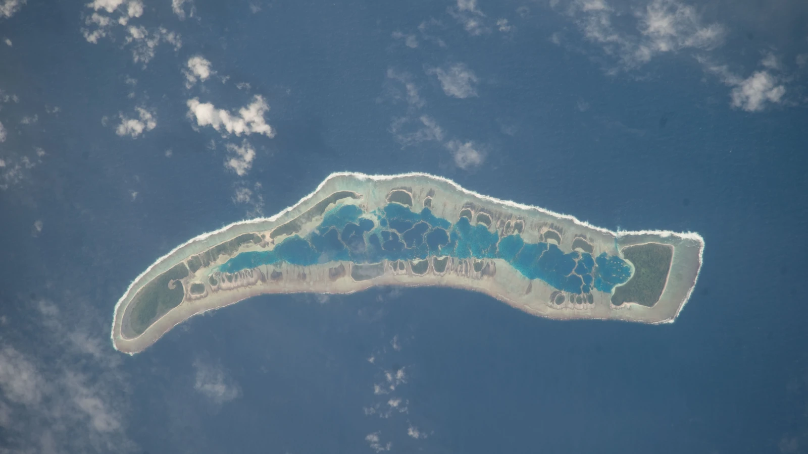 Millennium Island Atoll, welches zur Republik Kiribati gehört. , © Keystone / AP / Nasa Millennium Island Atoll, welches zur Republik Kiribati gehört. , © Keystone / AP / Nasa