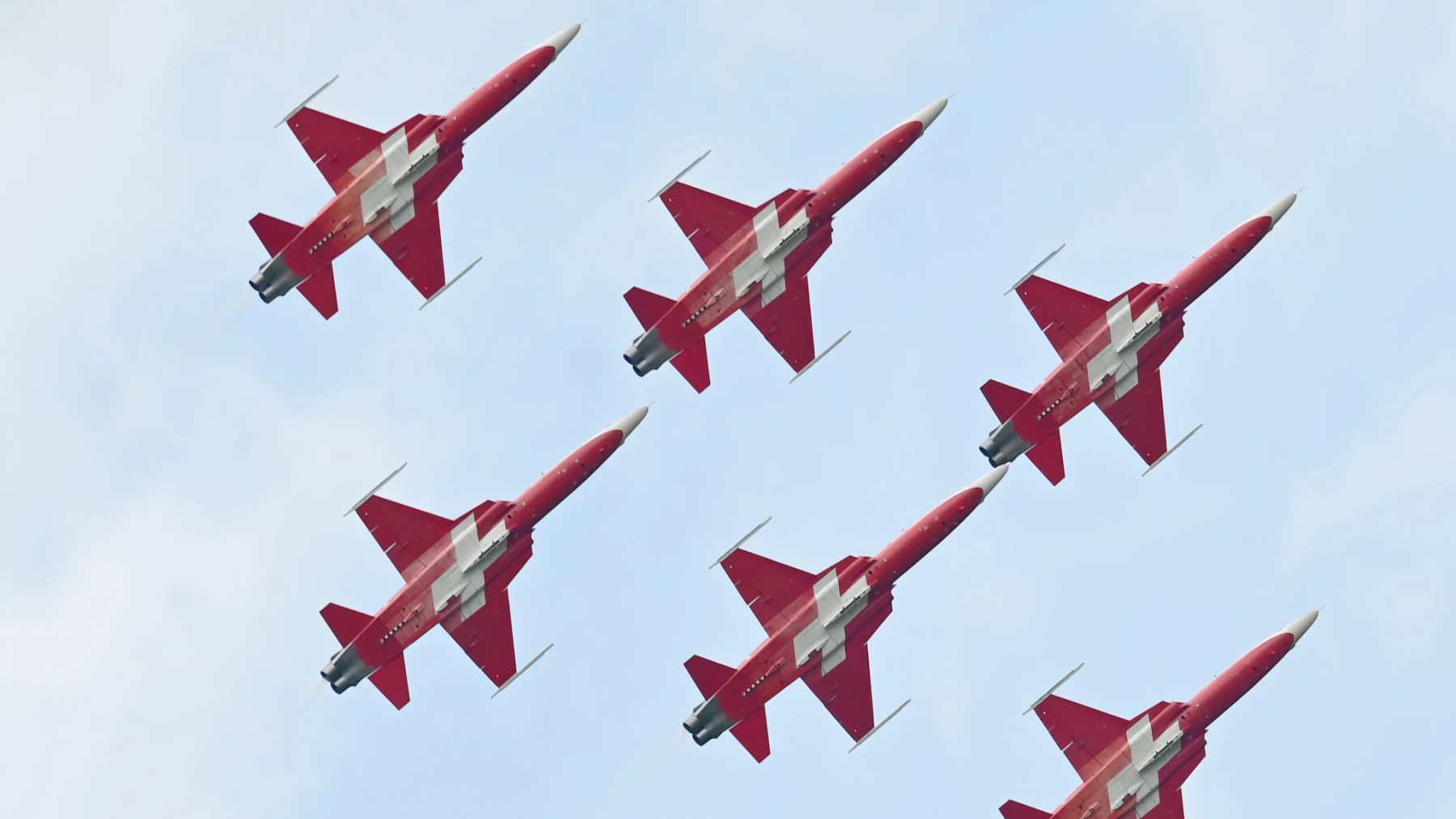 Patrouille Suisse an Dittinger Flugtagge, © Patrouille Suisse Patrouille Suisse an Dittinger Flugtagge, © Patrouille Suisse