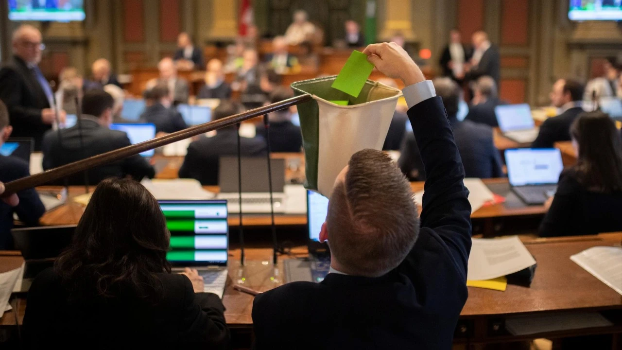 St. Galler Kantonsrat bewilligt Budget für 2025, © Kanton St. Gallen, Kantonsrat. St. Galler Kantonsrat bewilligt Budget für 2025, © Kanton St. Gallen, Kantonsrat.