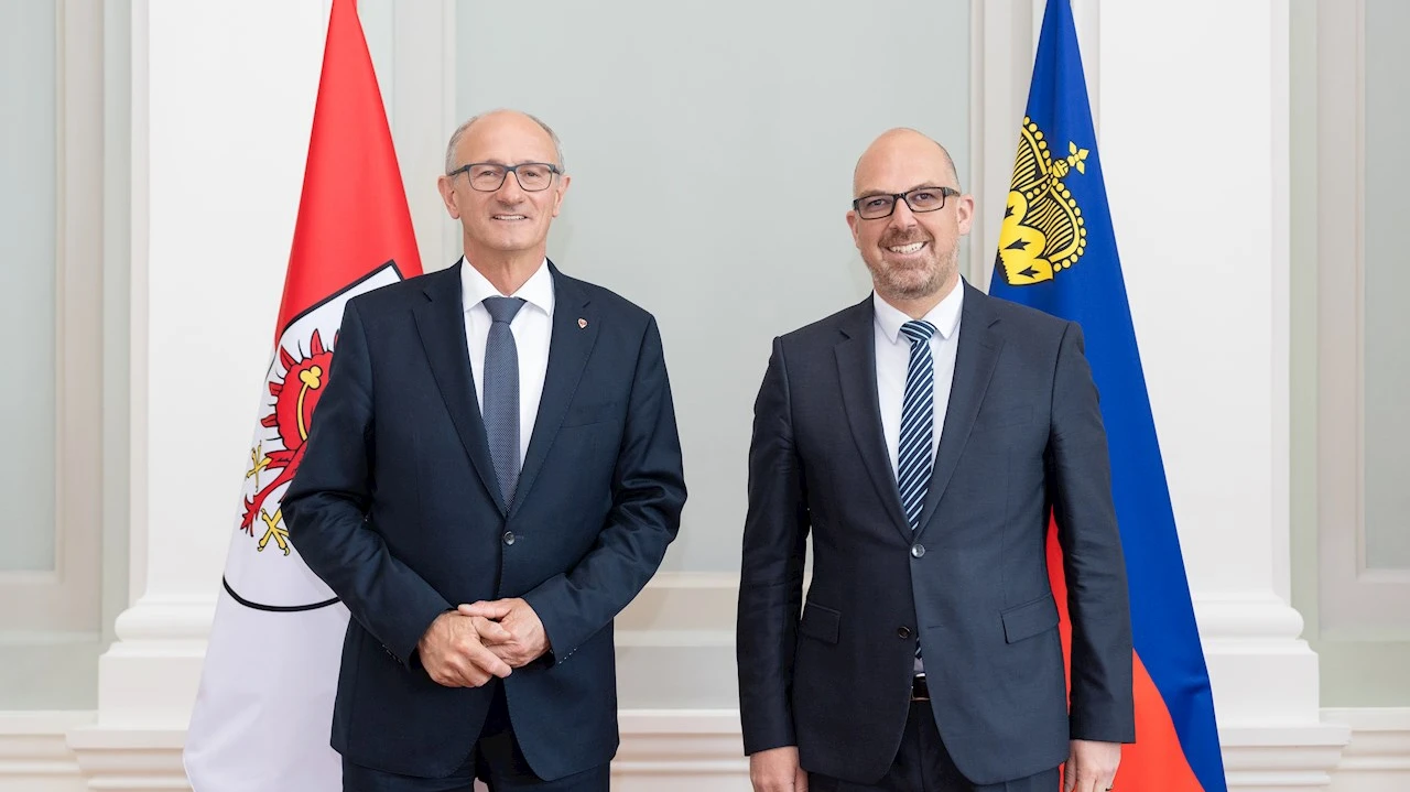 Tiroler Landeshauptmann zu Besuch in Liechtenstein, © IKR Tiroler Landeshauptmann zu Besuch in Liechtenstein, © IKR