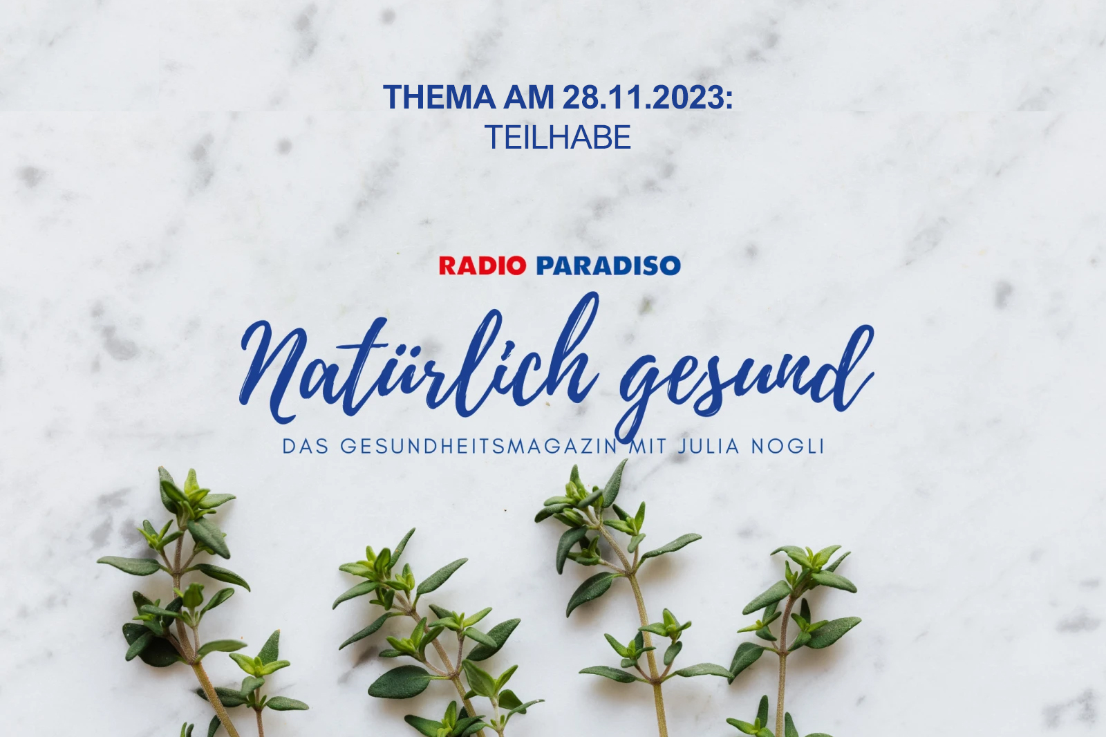 Natürlich Gesund am 28.11.2023