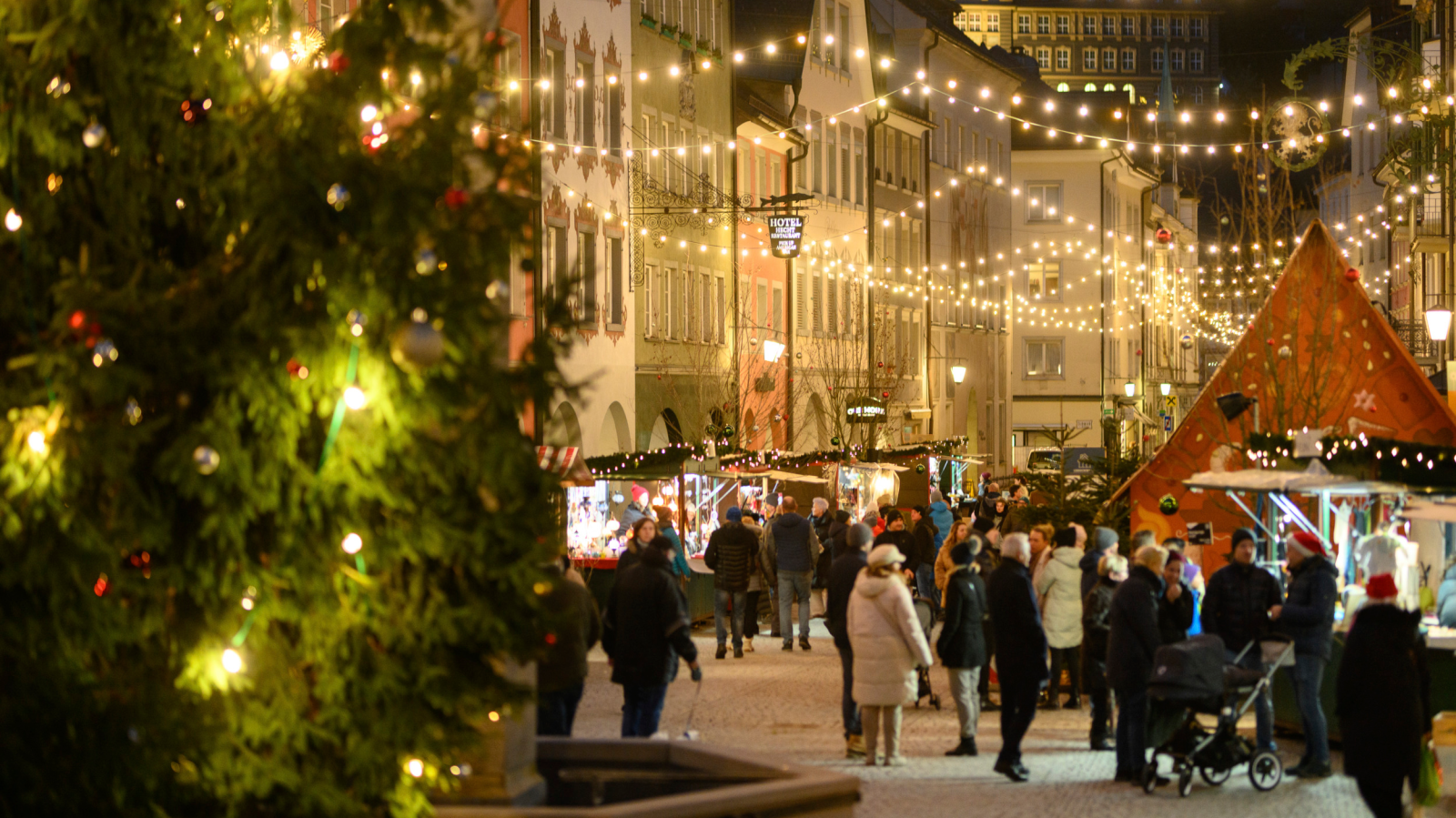 Feldkircher Weihnachtsstadt mit Weihnachtsmarkt, © ZVG