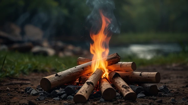 Lagerfeuer im Wald, © Shutterstock Lagerfeuer im Wald, © Shutterstock