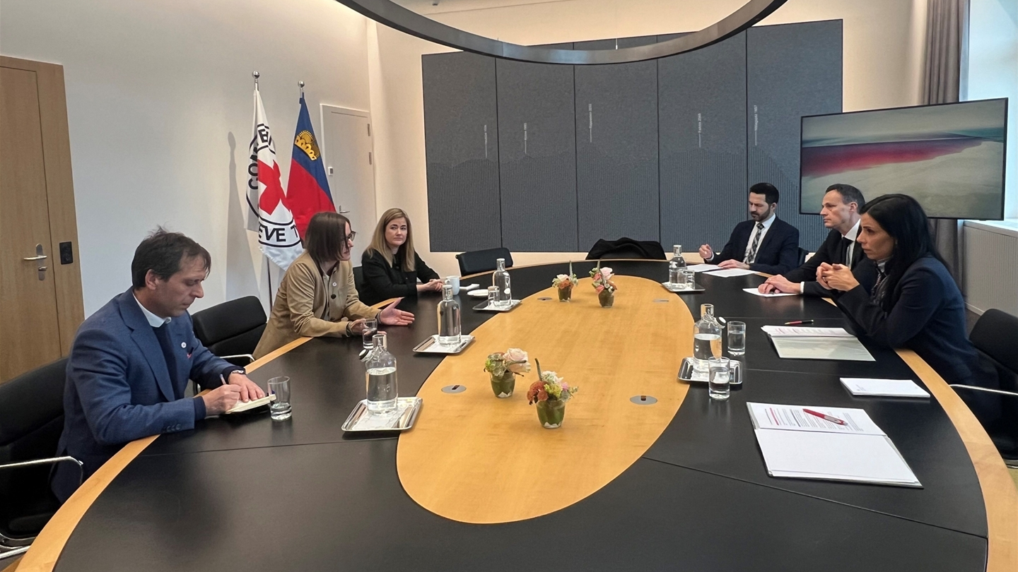 Präsidentin des Internationalen Komitees vom Roten Kreuz in Liechtenstein, © ikr