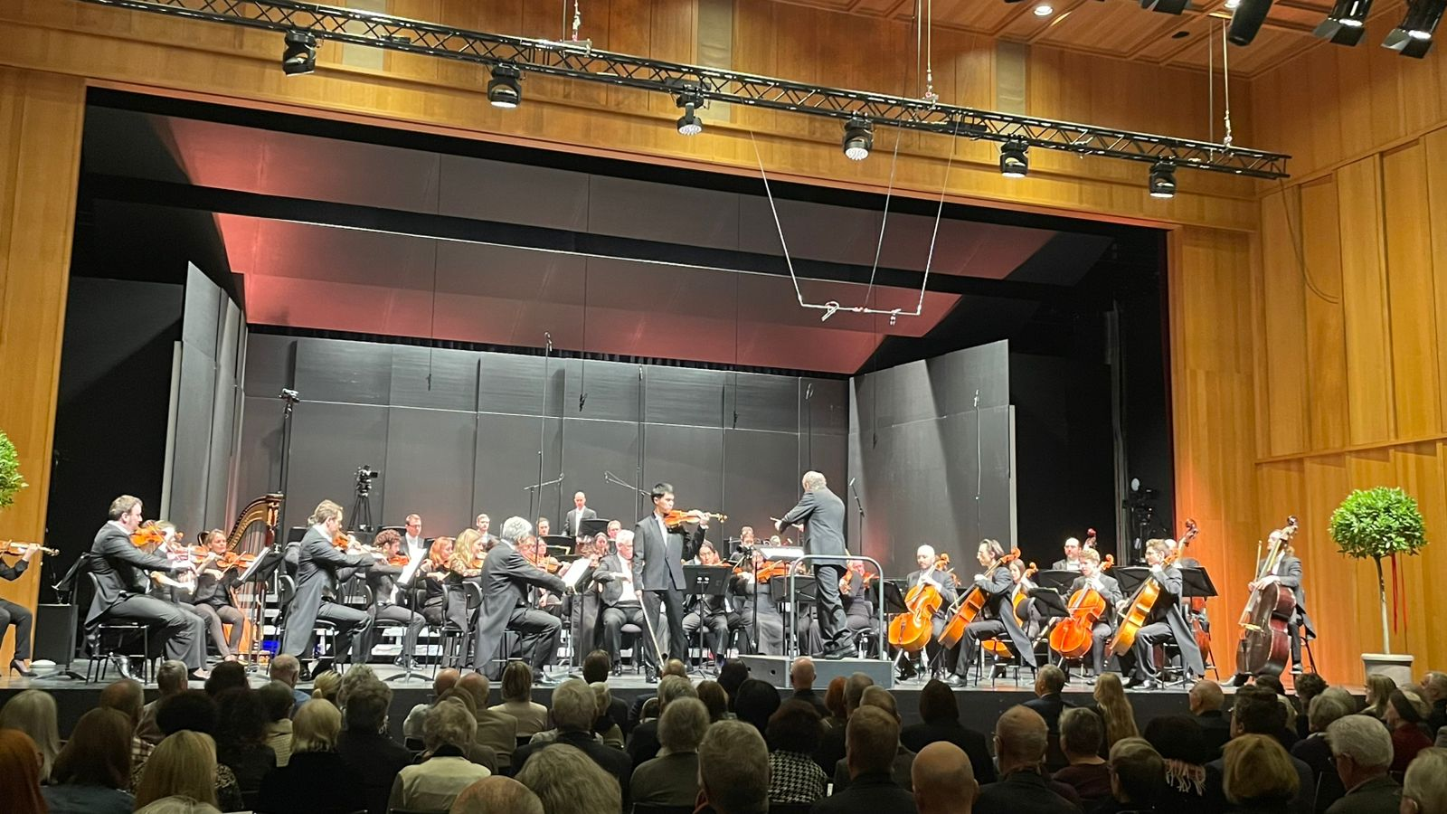 Das Sinfonieorchester Liechtenstein mit Musik von Maurice Ravel, © Keystone SDA