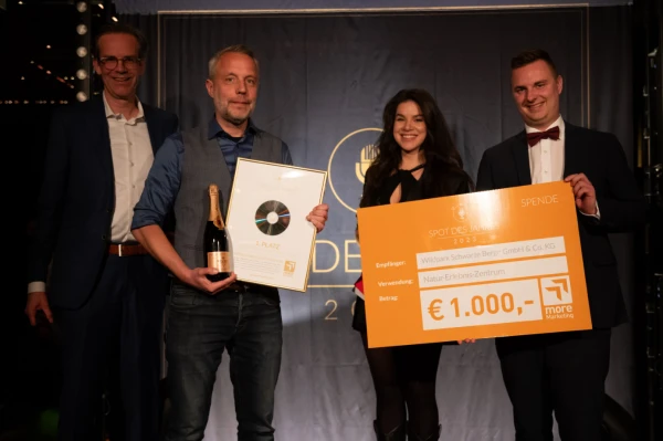 Wildpark Schwarze Berge gewinnt den 1. Platz für den Spot des Jahres 2023, © more Marketing Wildpark Schwarze Berge gewinnt den 1. Platz für den Spot des Jahres 2023, © more Marketing