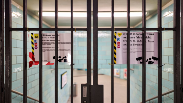 Almanya’da Ulaşımda Grevler Sürüyor!, © Michael Ukas/dpa