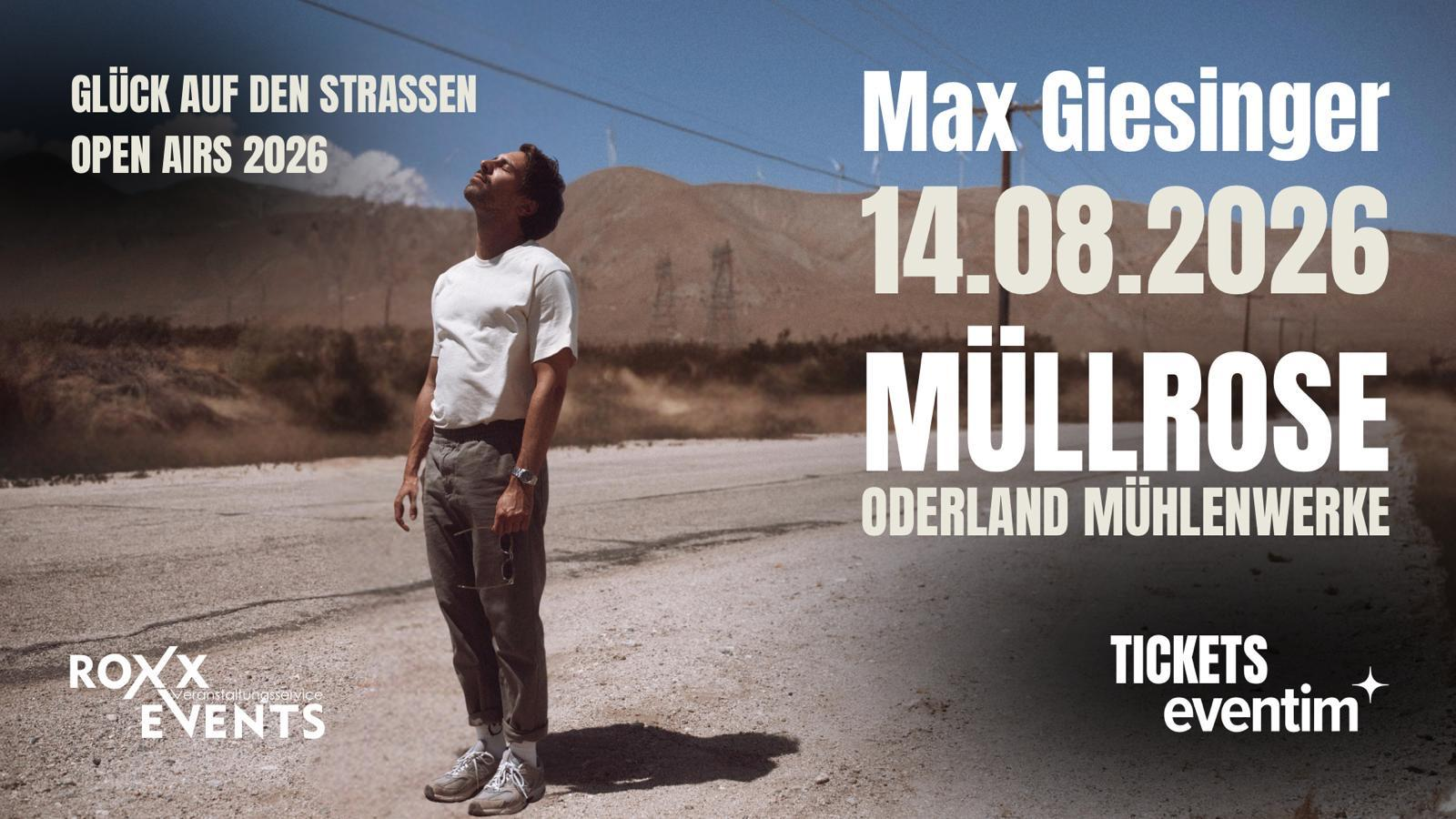 Max Giesinger Open Airs 2026