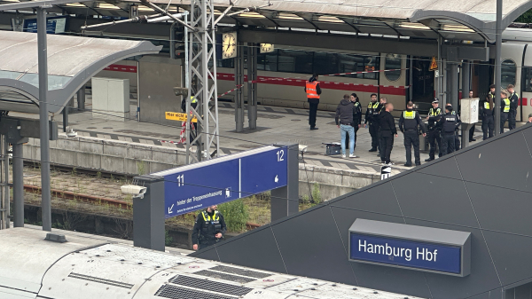 Hamburg İstasyonu'ndaki Bıçaklı Saldırıda 17 Kişi Yaralandı, © dpa