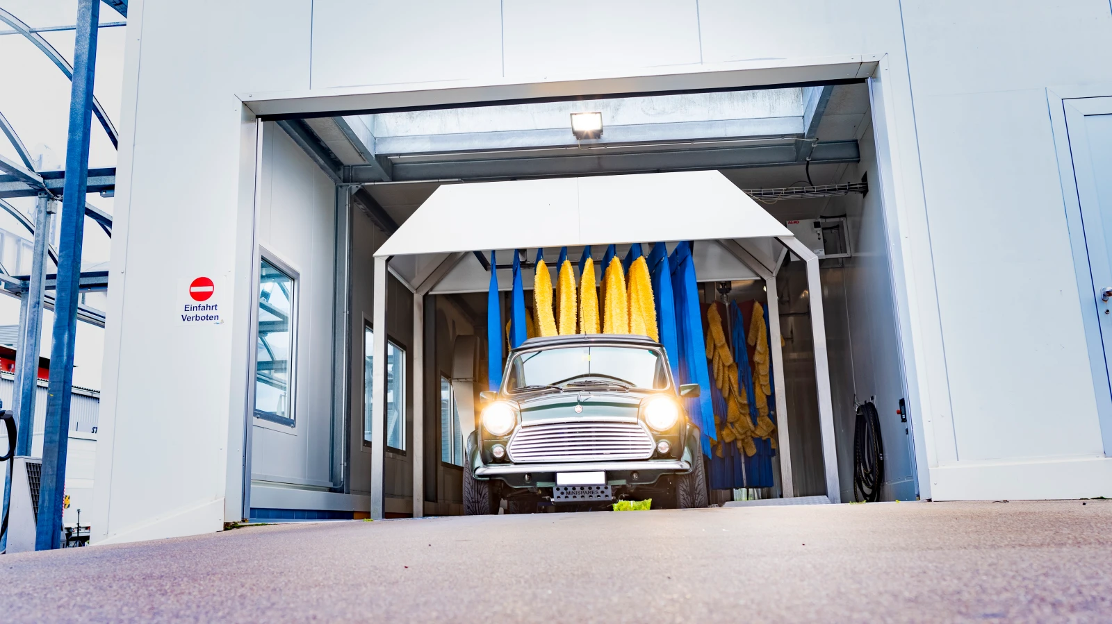 Der Basilisk «Car Wash Day», © Softcarwash Der Basilisk «Car Wash Day», © Softcarwash