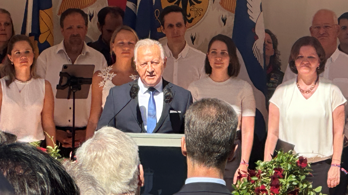 Landtagspräsident Frick blickt in Ansprache zurück und voraus  , © Radio Liechtenstein