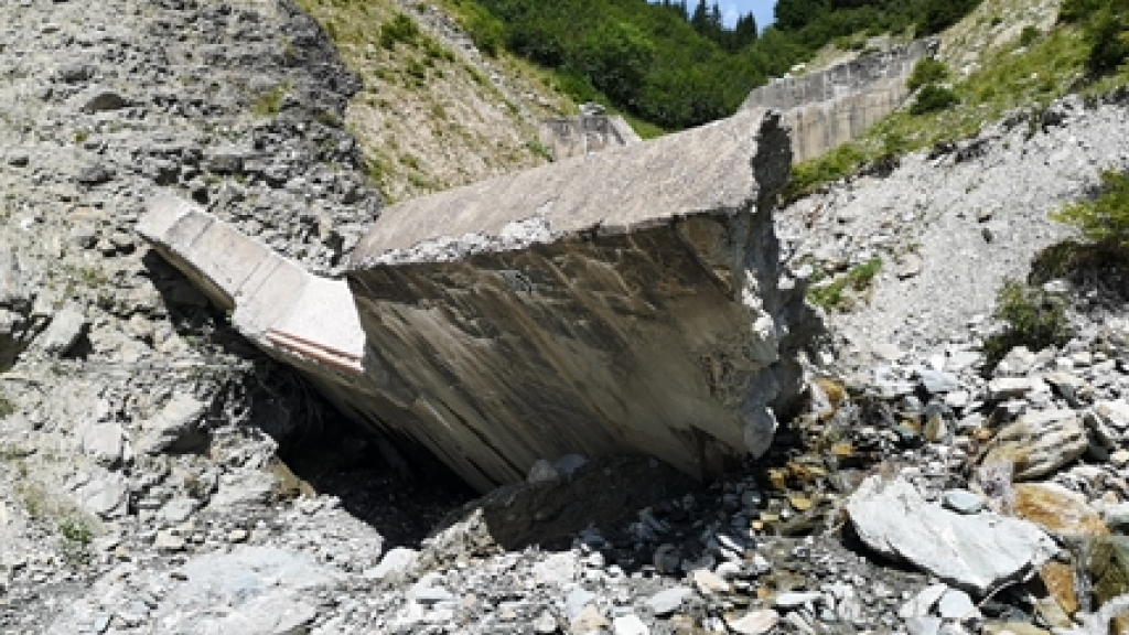 Hochwasserschutz für Val da Schluein, © Keystone / SDA / Archivbild